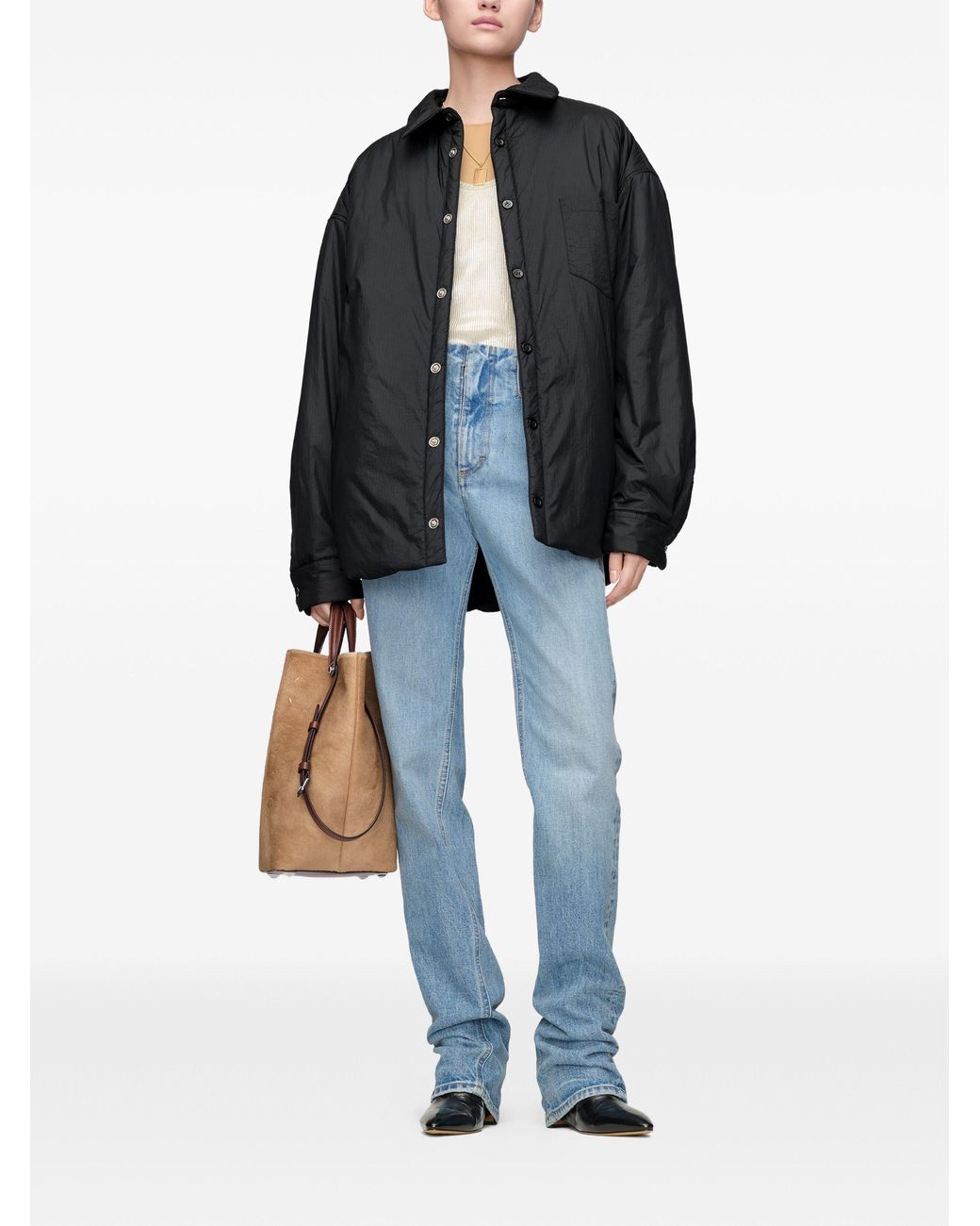 Maison Margiela Black Padded Shirt Jacket