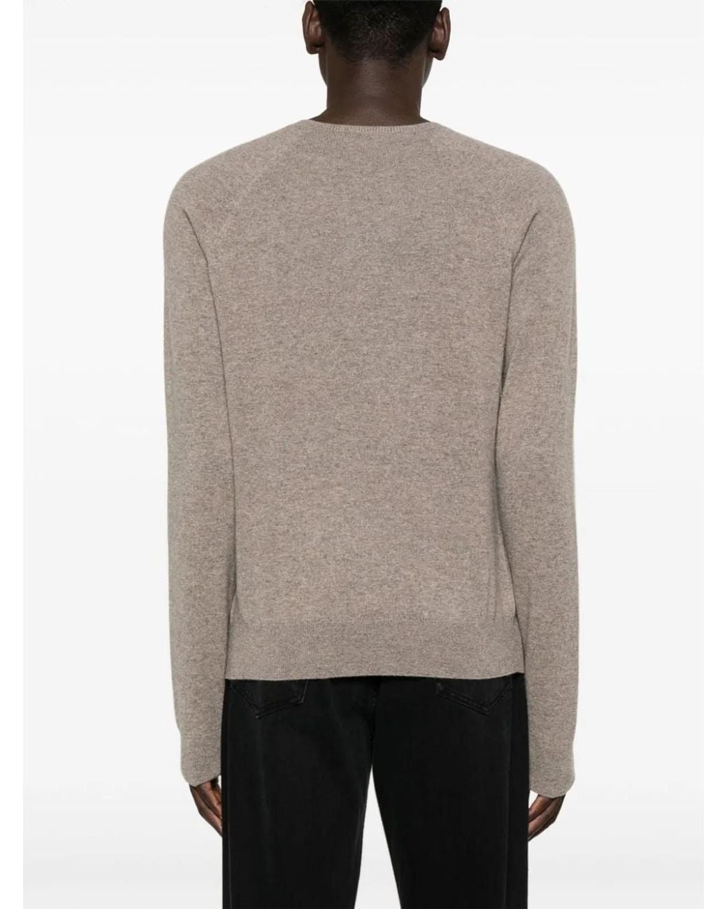 Saint Laurent Natural Cassandre Sweater for men