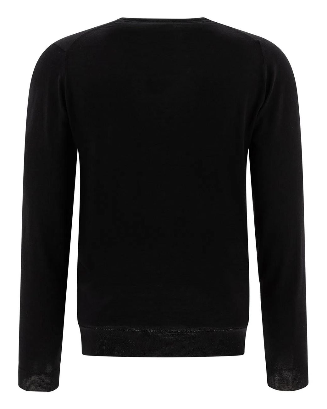 John Smedley Black Lundy for men