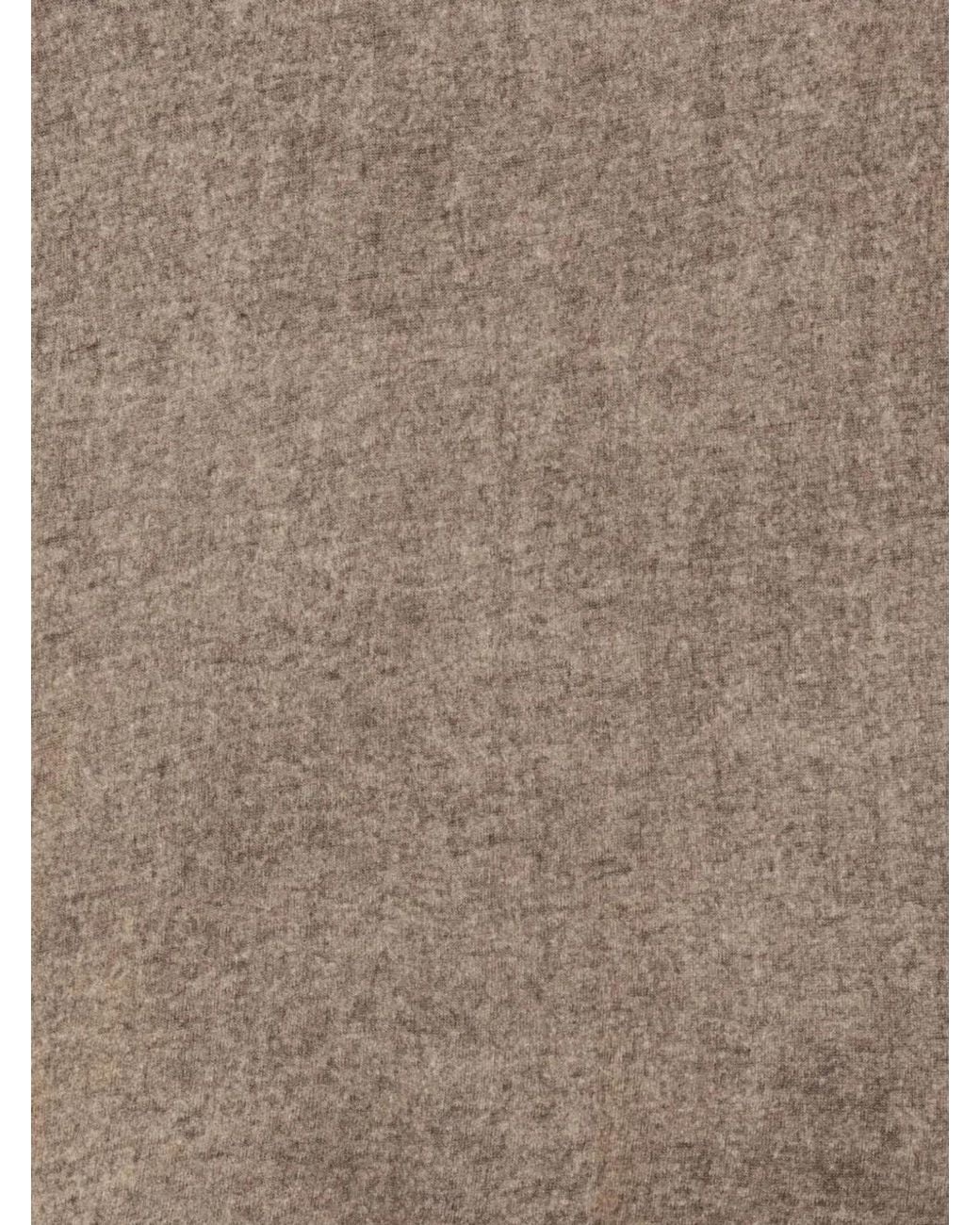 Avant Toi Brown Hand Painted Cashmere Scarf 185X90 for men
