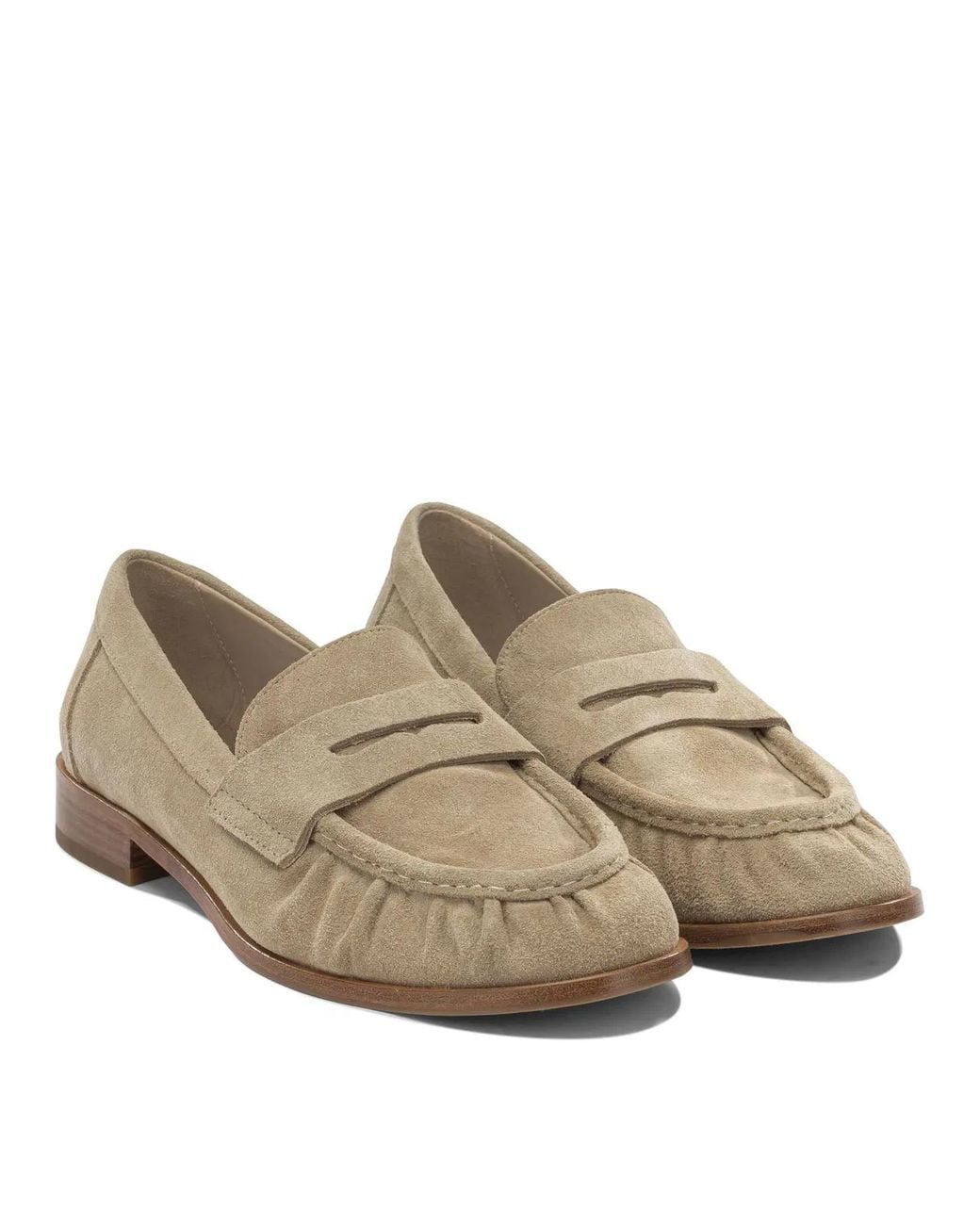 Strategia Brown Leather Loafers