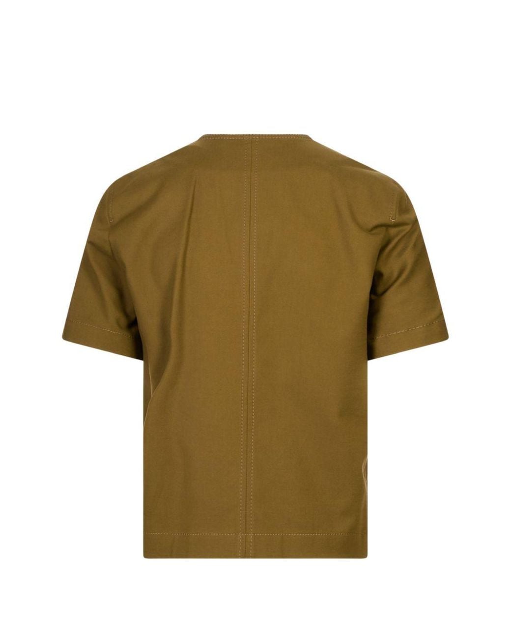 Max Mara Green Stretch Cotton Canvas Jacket