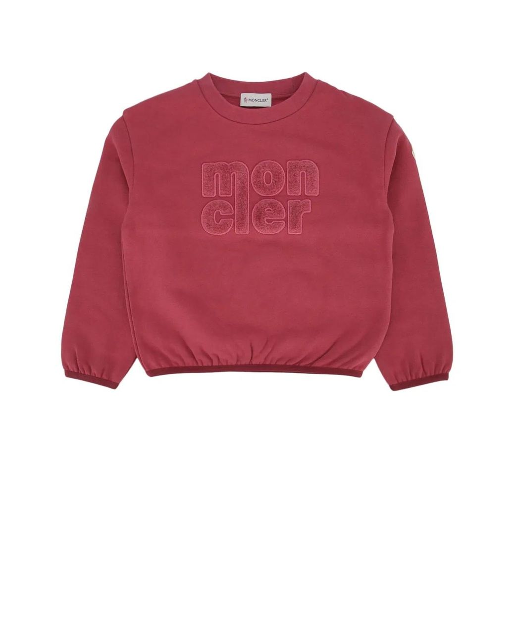 Moncler Red Jr Sweatshirt