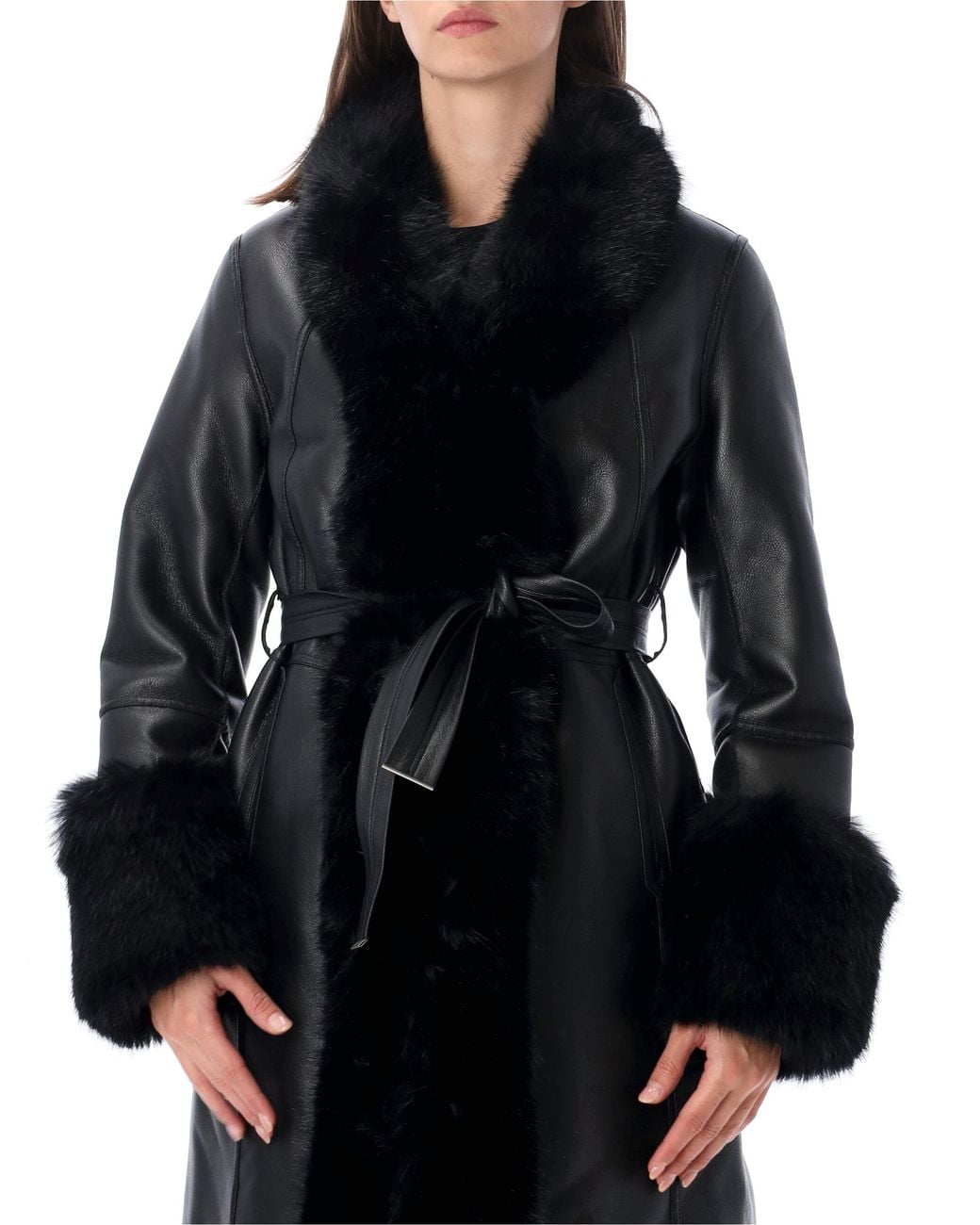 Urbancode Black Long Coat Reversable