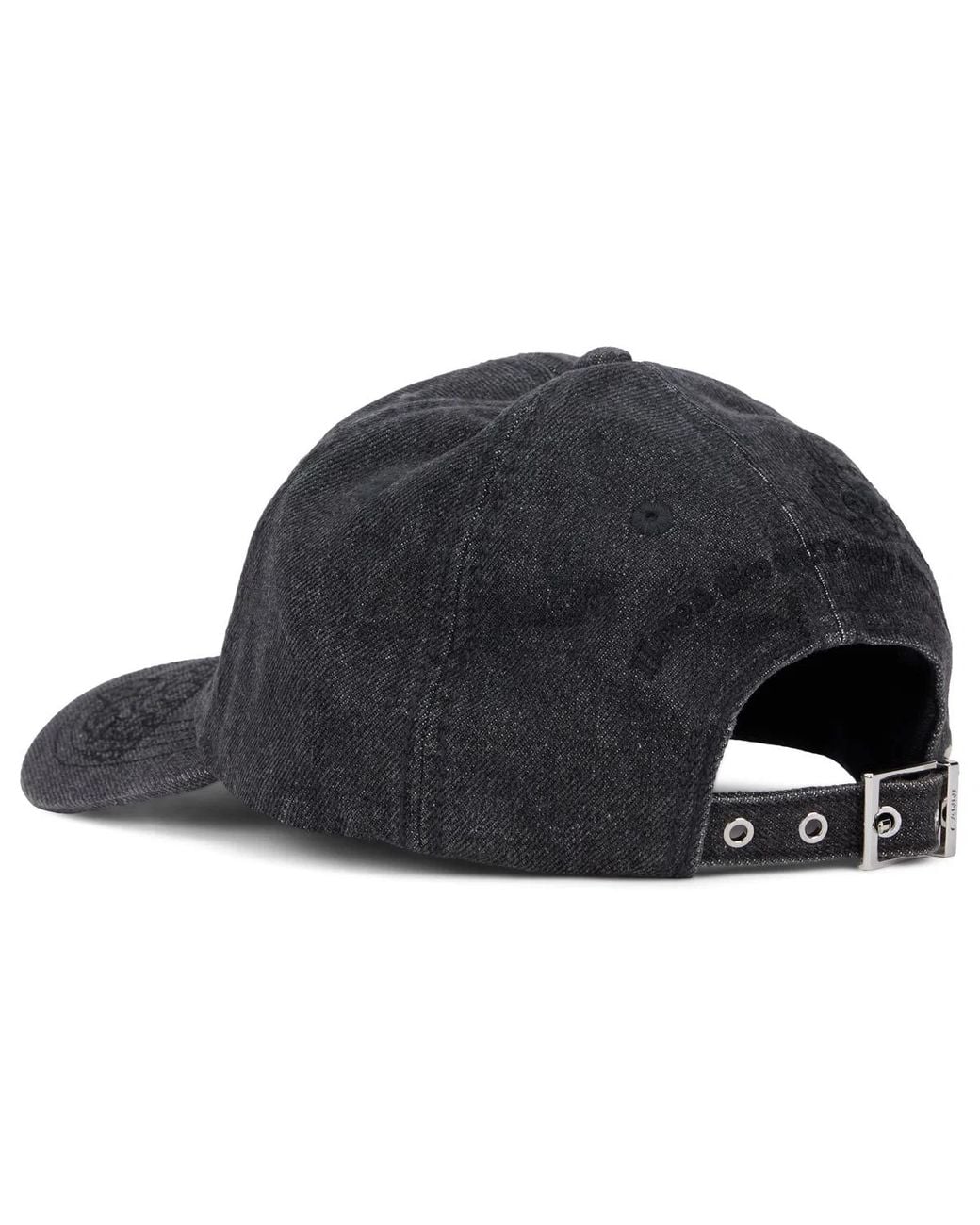 Ganni Black Baseball Cap