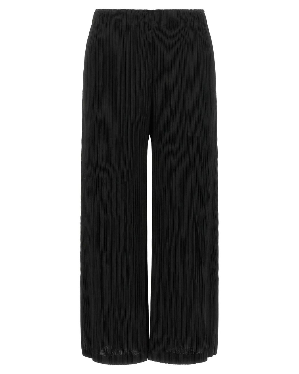 Issey Miyake Black 'Hatching Bottoms' Pants