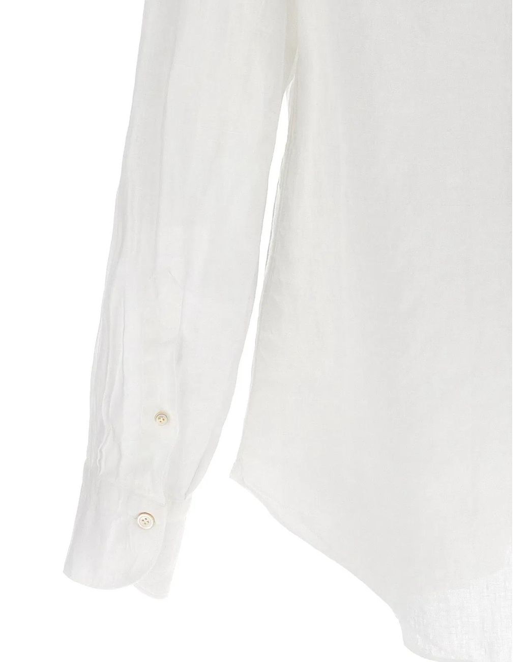 Finamore 1925 White 'Gaeta' Shirt for men