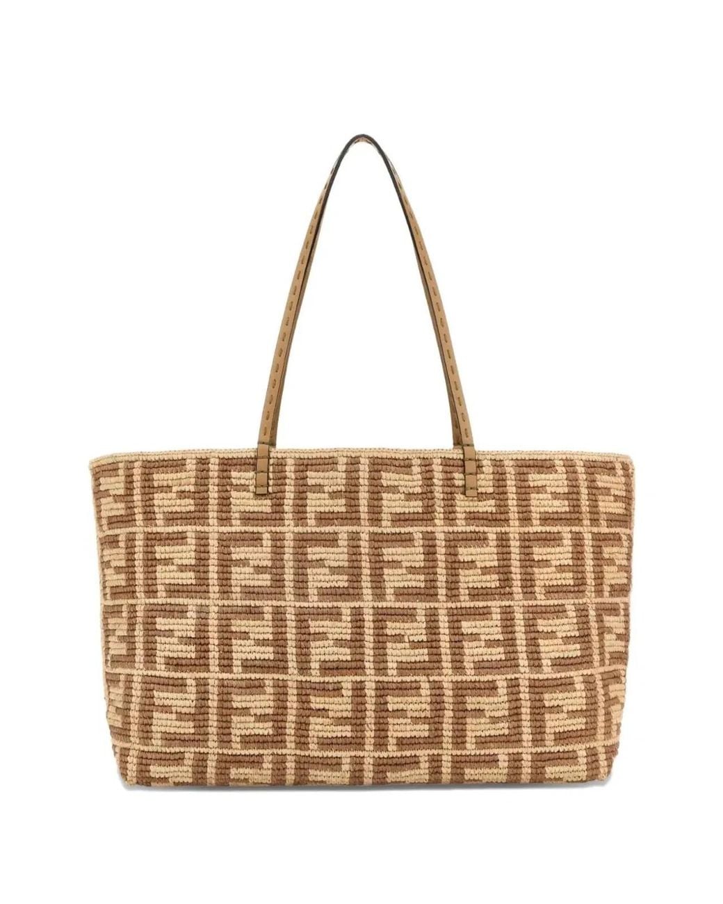 Fendi Natural Roll Large Tote