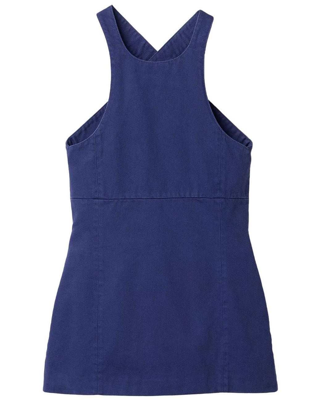 Miu Miu Blue Short Cotton Dress