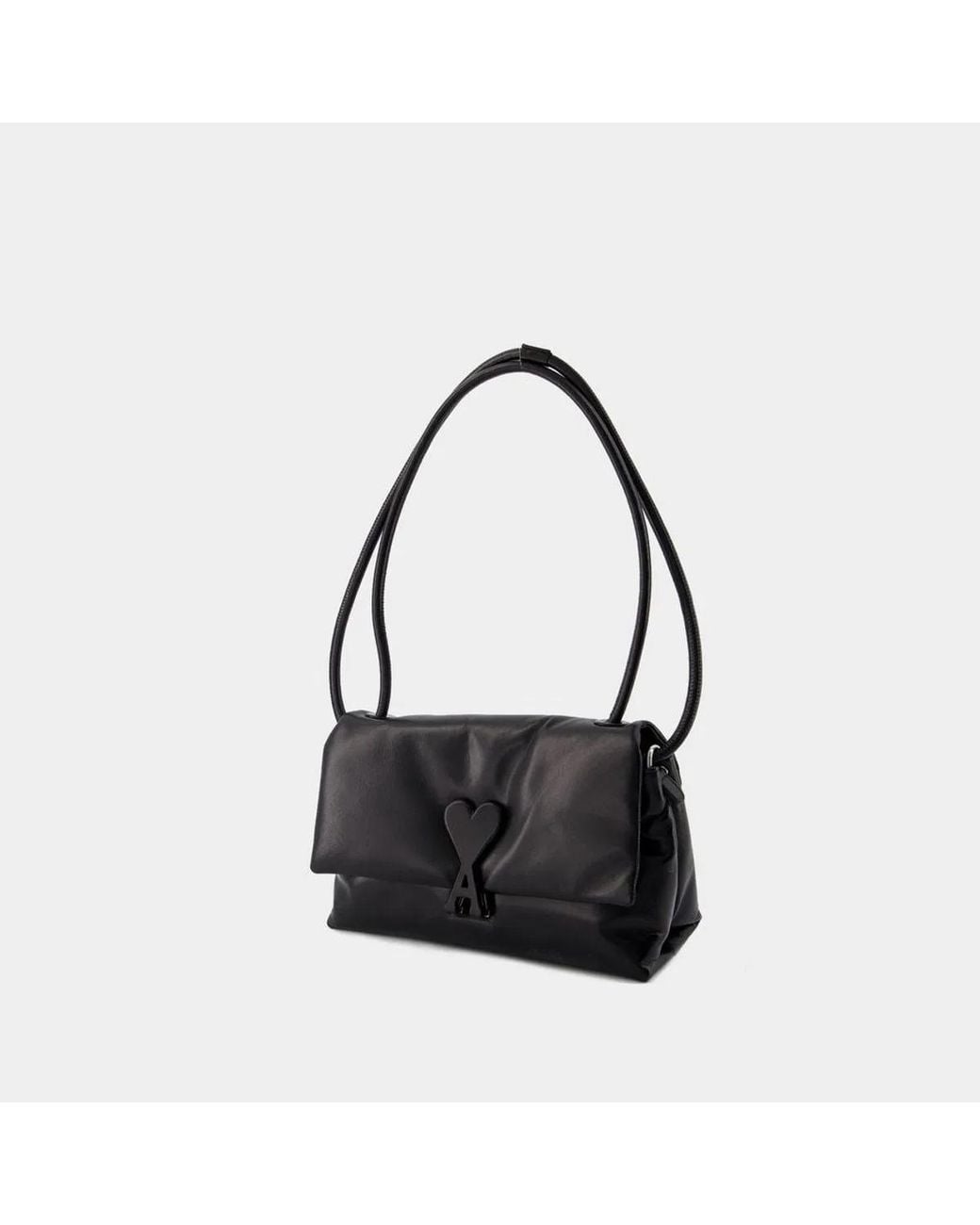 AMI Black Voulez Vous Shoulder Bag