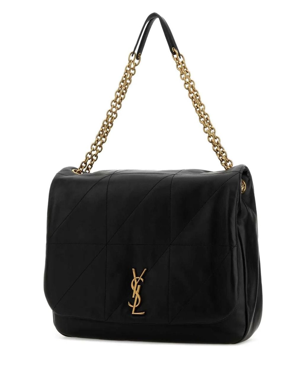 Saint Laurent Black Leather Jamie Shopping Bag