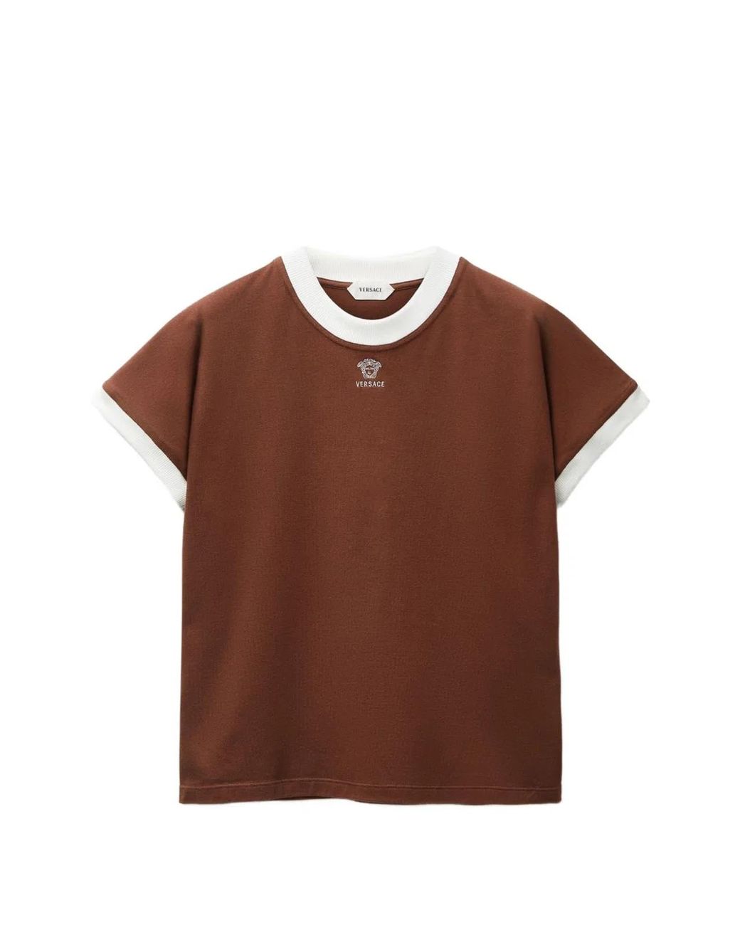 Versace Brown Slim T-Shirt for men