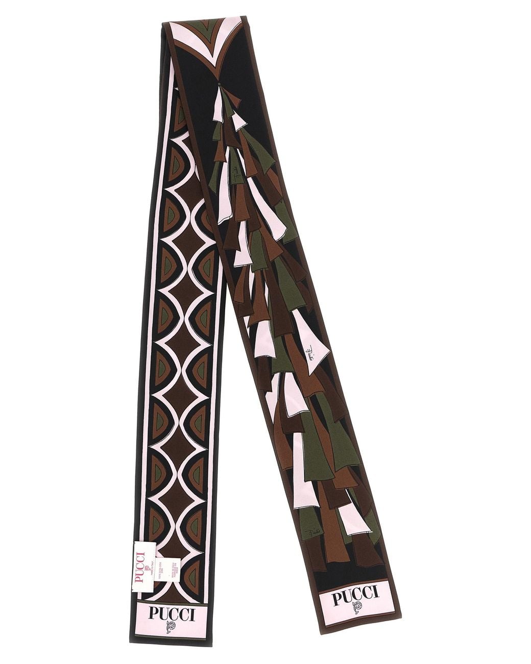 Emilio Pucci White 'Baiadera' Scarf