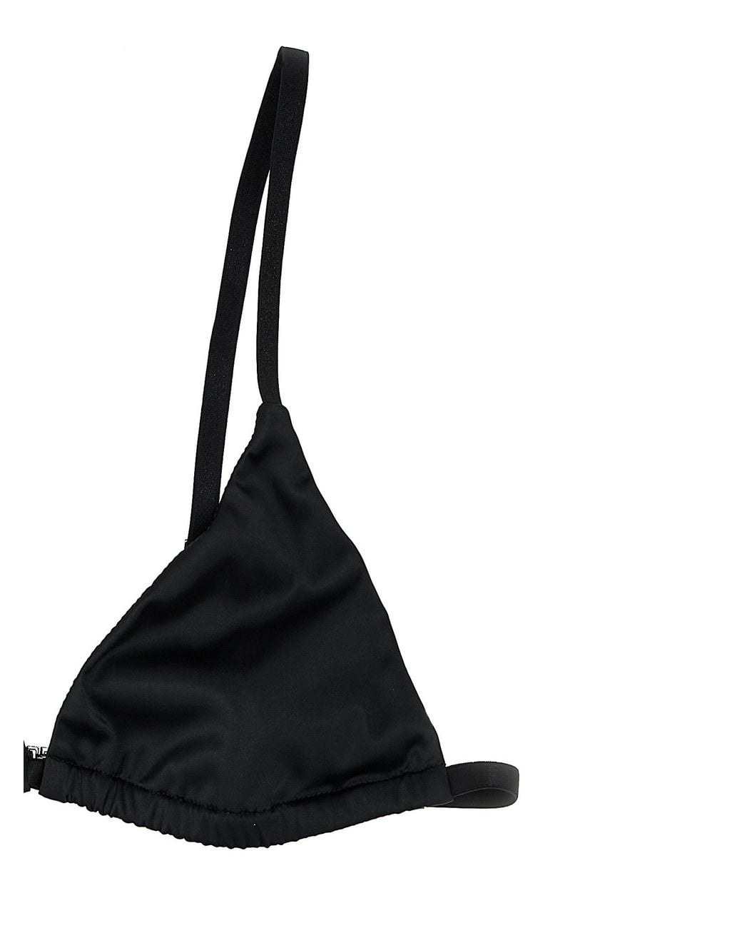Totême Black Satin Bralette