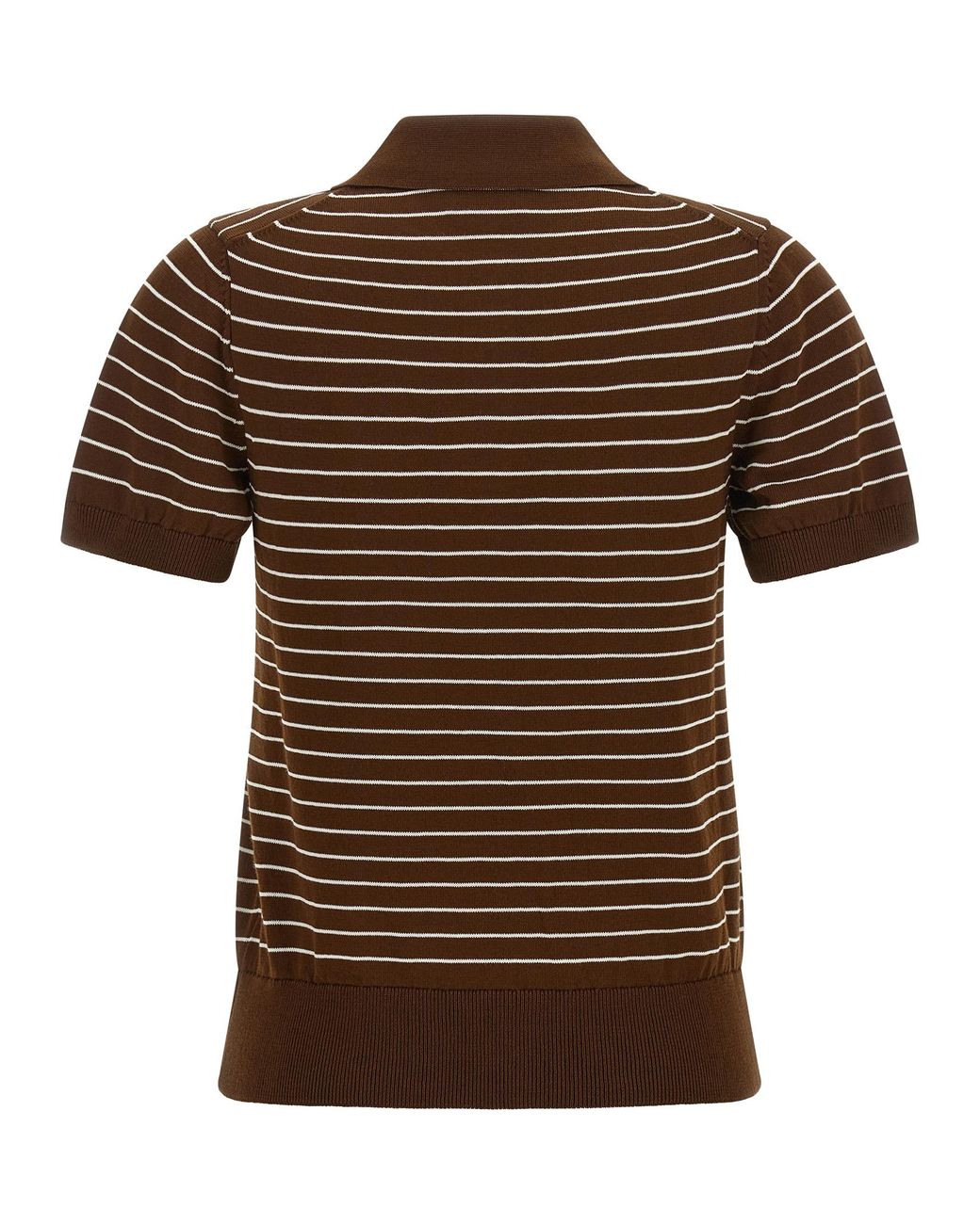 A.P.C. Brown 'Aline' Polo Shirt