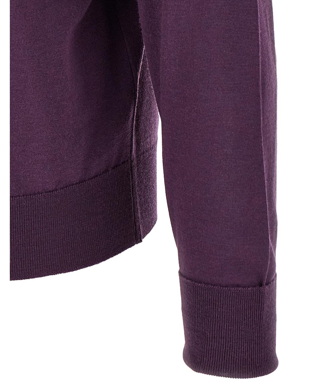 John Smedley Purple 'Dorset' Polo Shirt for men