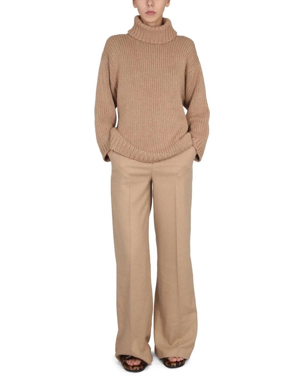 RED Valentino Natural Flared Pants