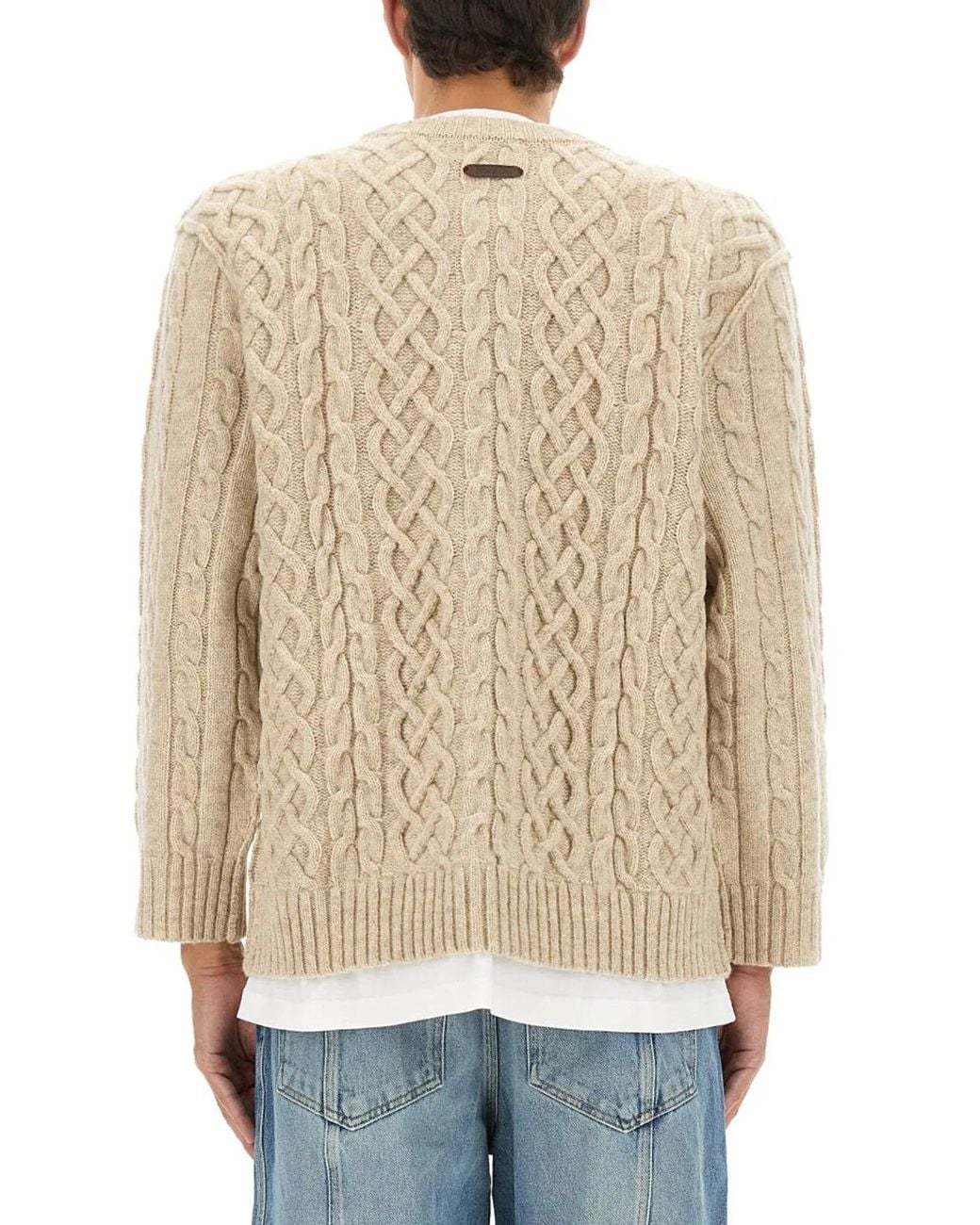 Moschino Couture Natural Sweaters for men