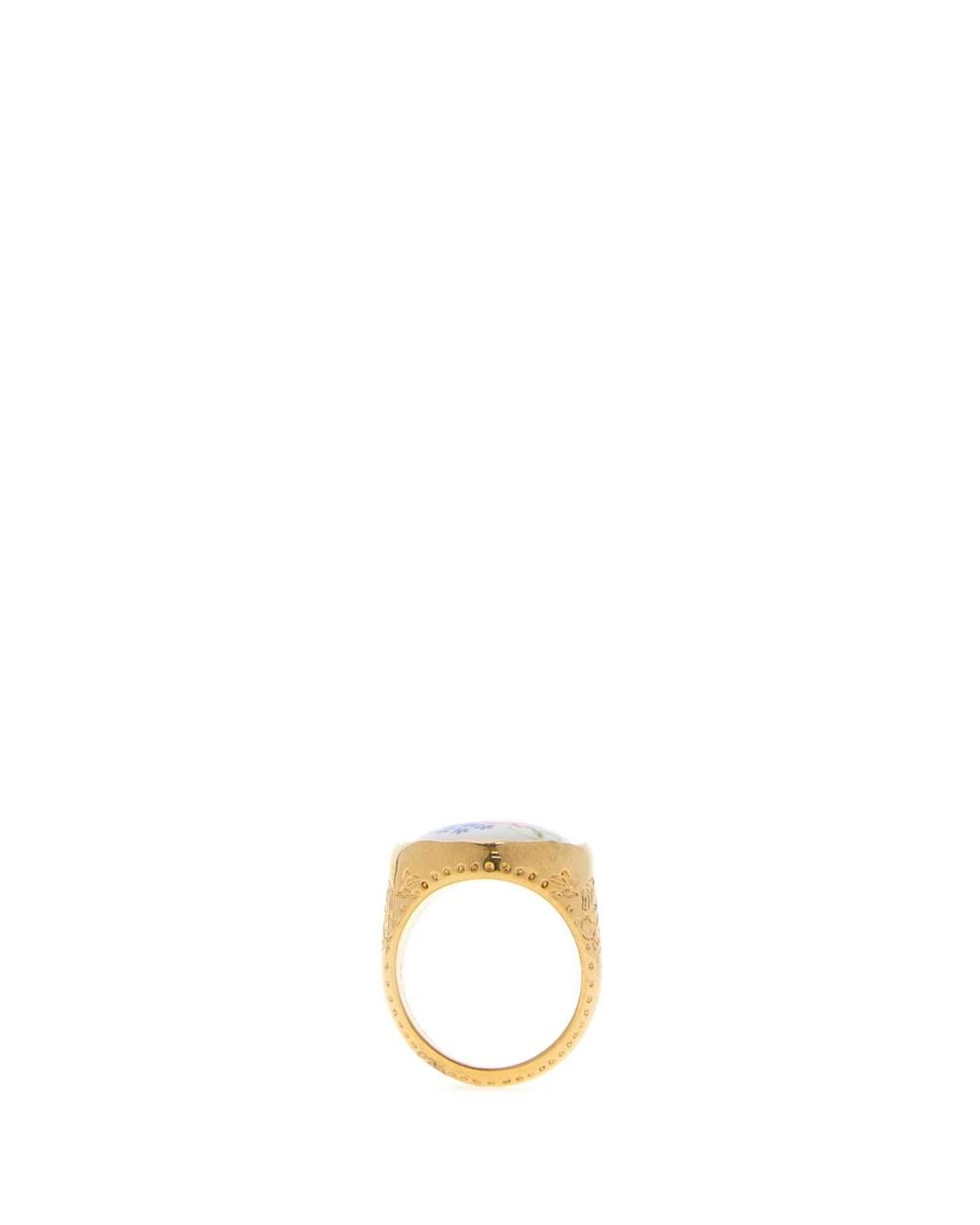 Chloé Metallic Metal Chloã Bloomcraft Ring