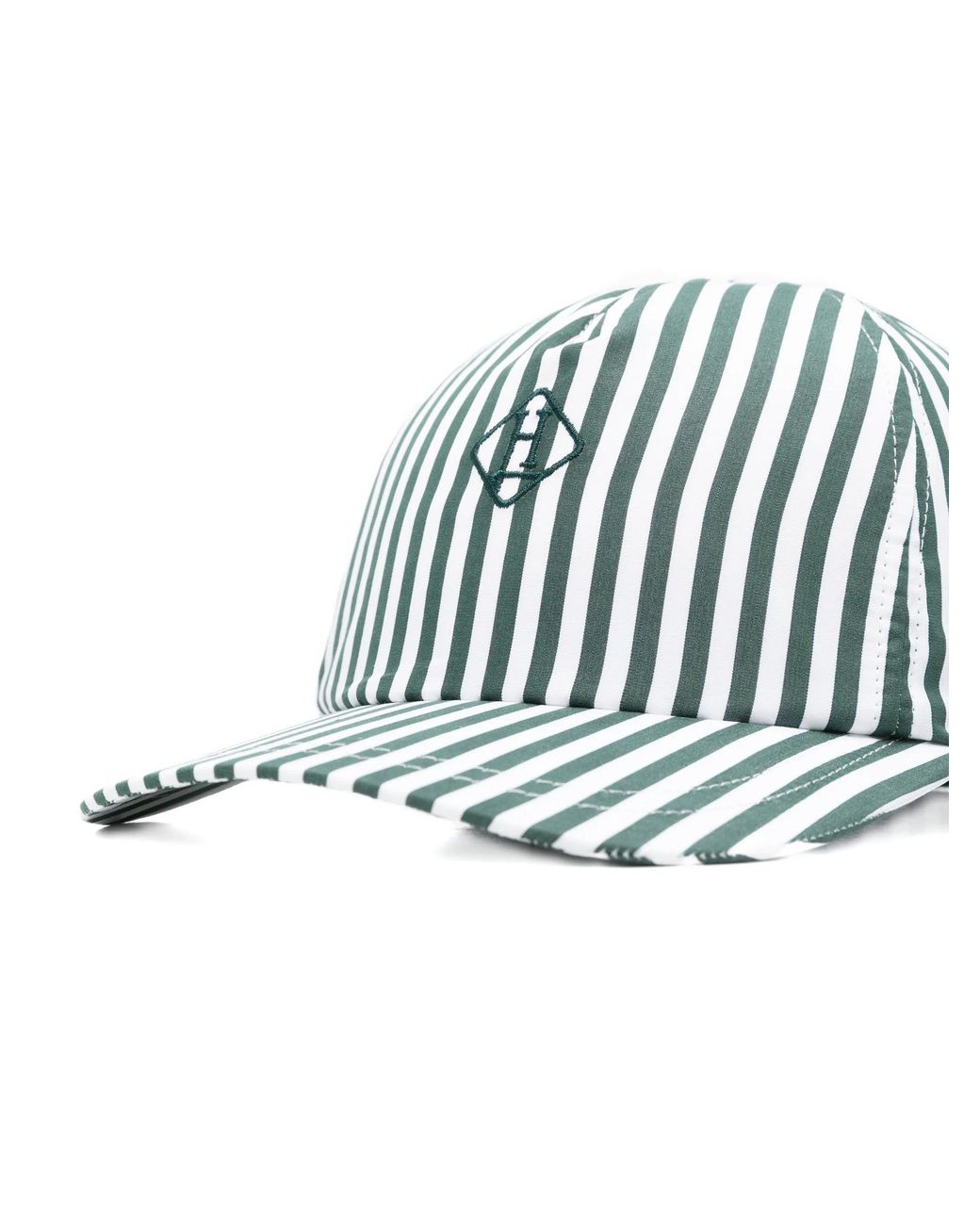 Herno White Cotton Baseball Cap Rombo for men