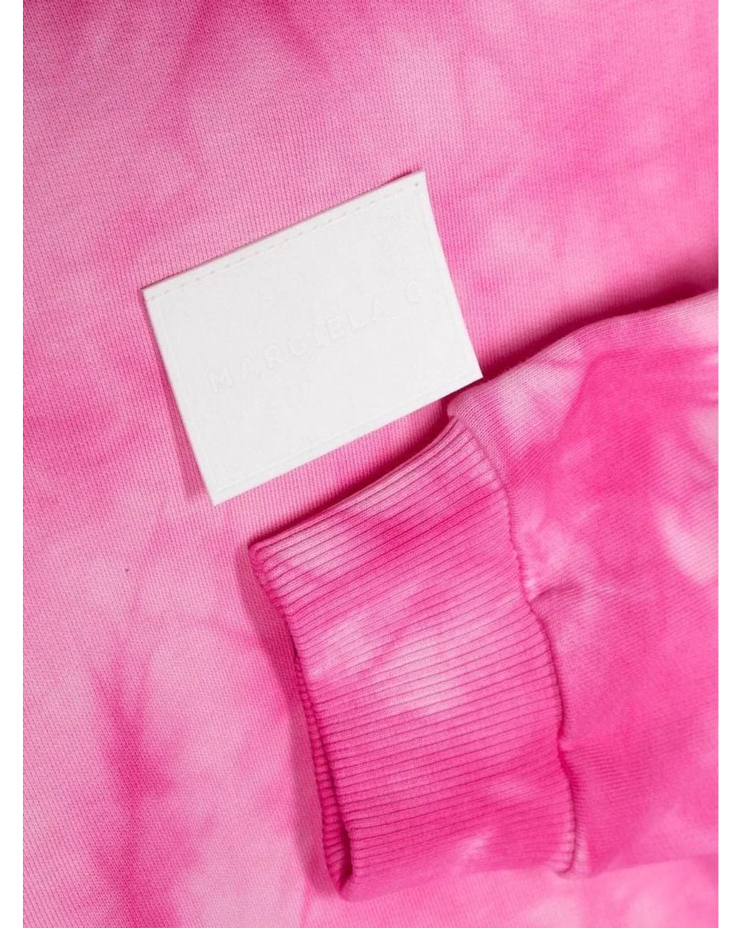 MM6 by Maison Margiela Pink Hoodie