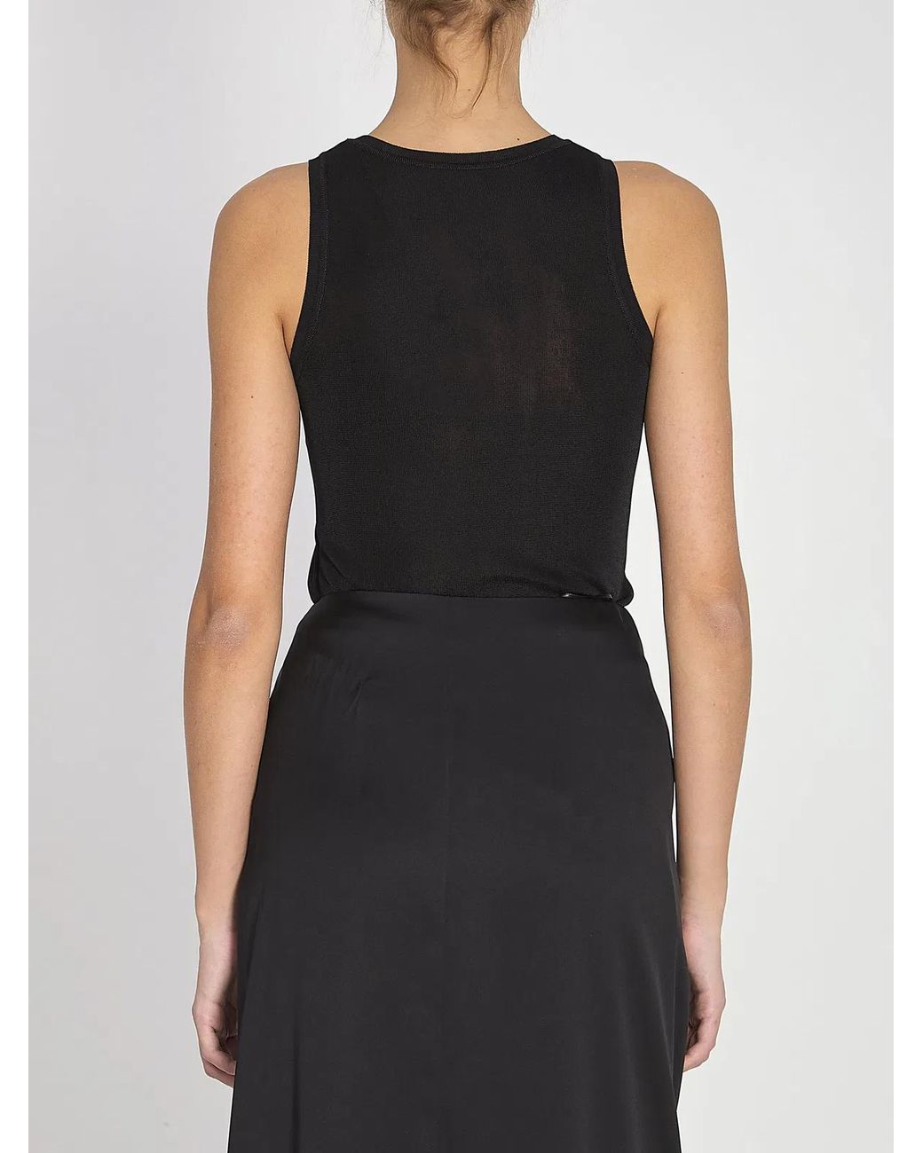 Saint Laurent Black Tank Top