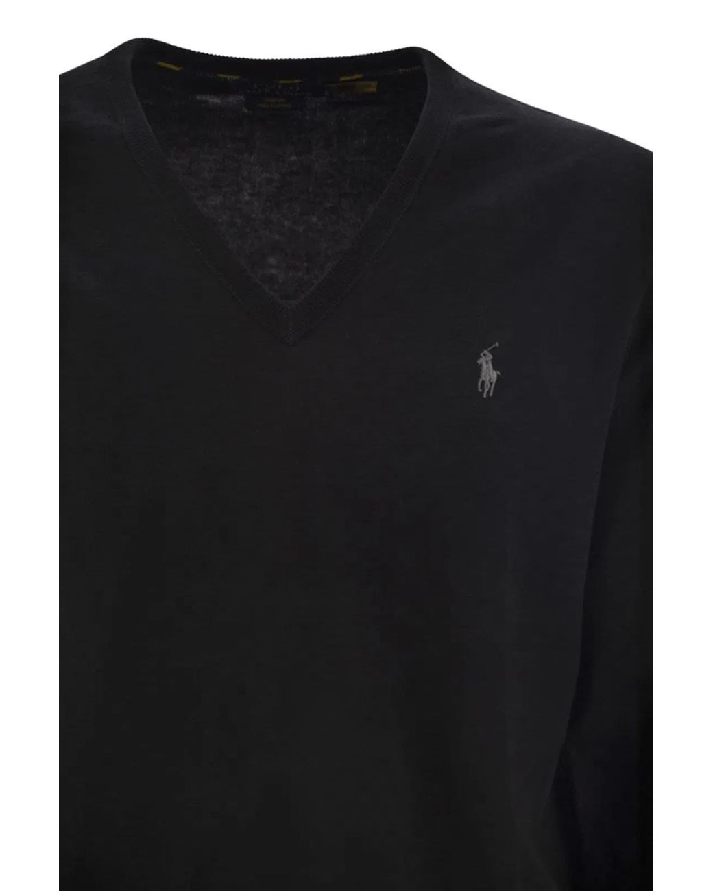 Polo Ralph Lauren Black Slim-Fit Cotton Jersey for men