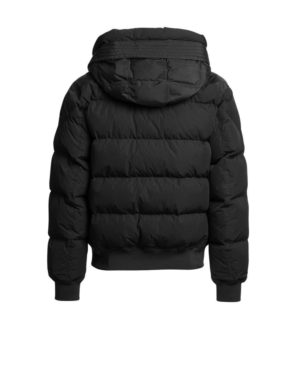 Parajumpers Black Wilmont Hooded Bomber Jacket for men