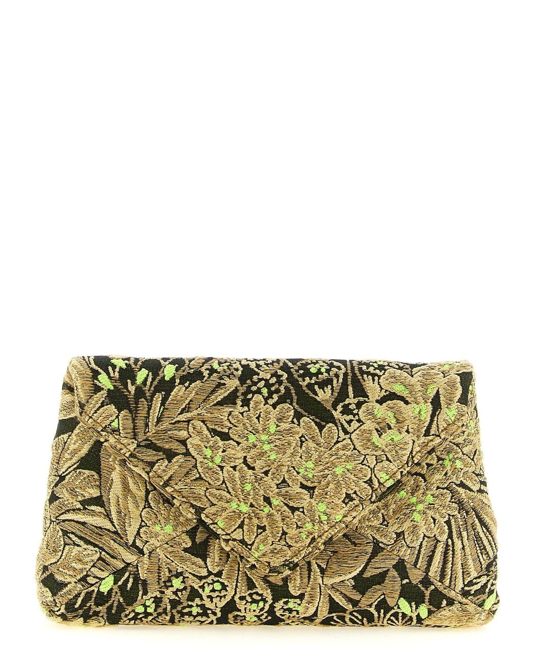 Dries Van Noten Metallic 'Envelope' Clutch