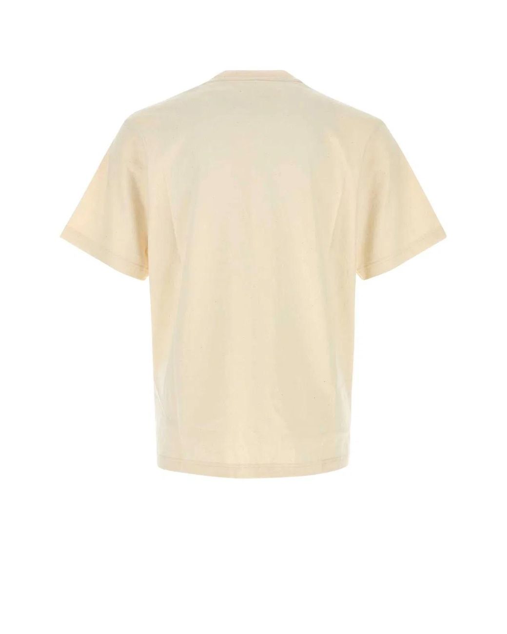 The Row White Melange Cotton Crewneck T-Shirt for men