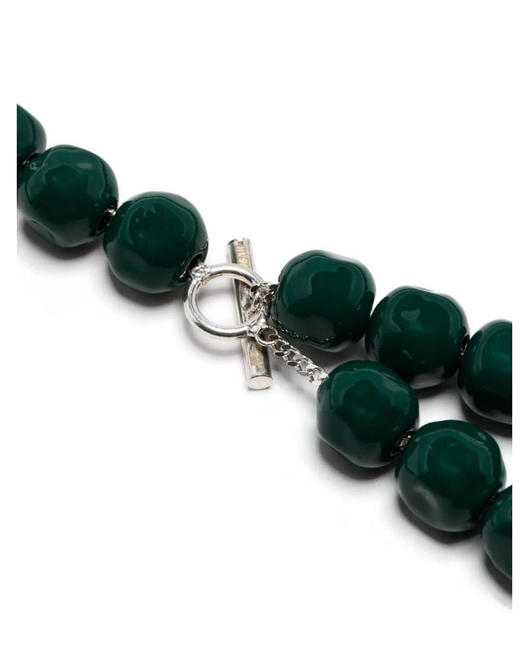Jil Sander Black Mini Moon Necklace For for men