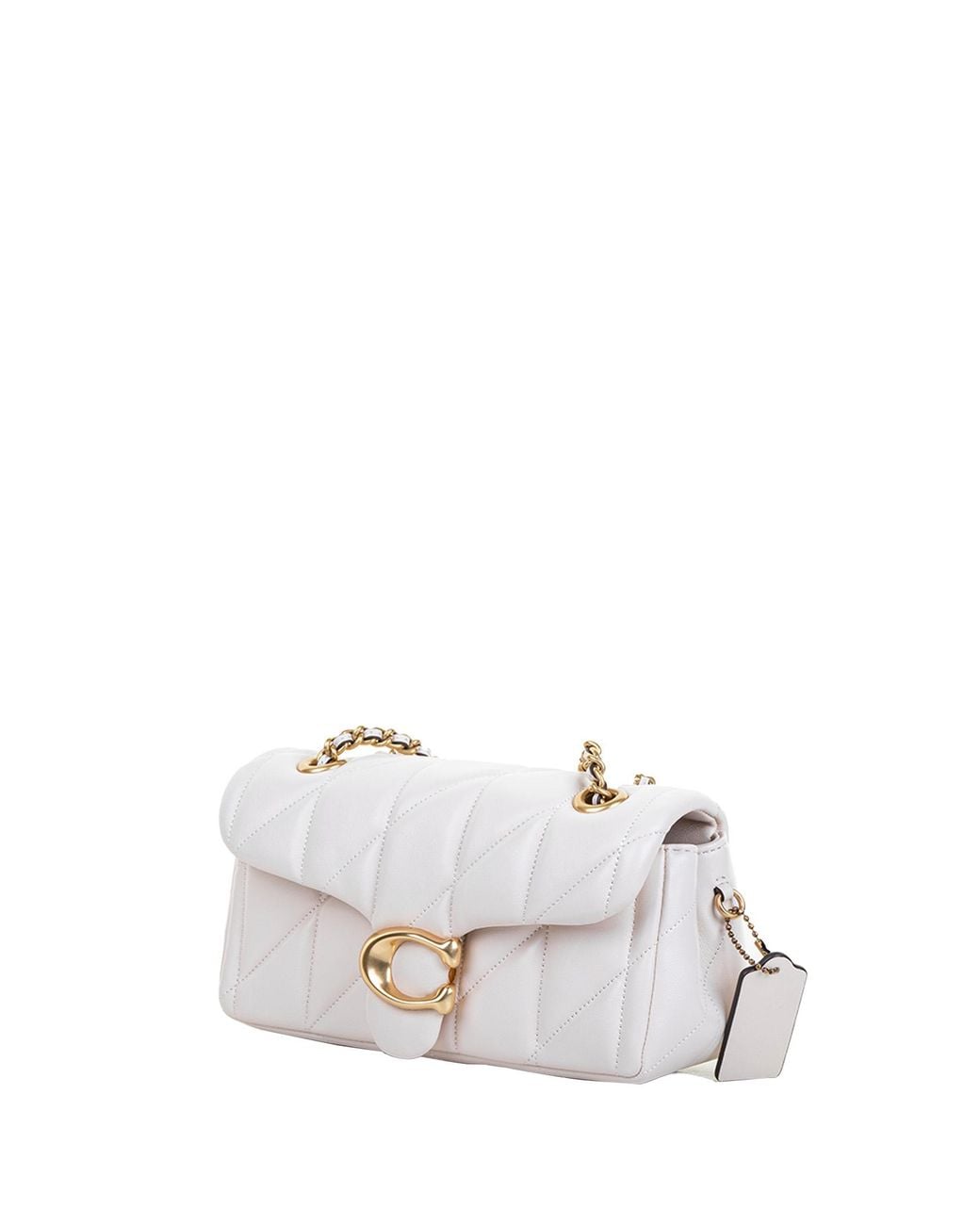 COACH White Tabby 20 Crossbody