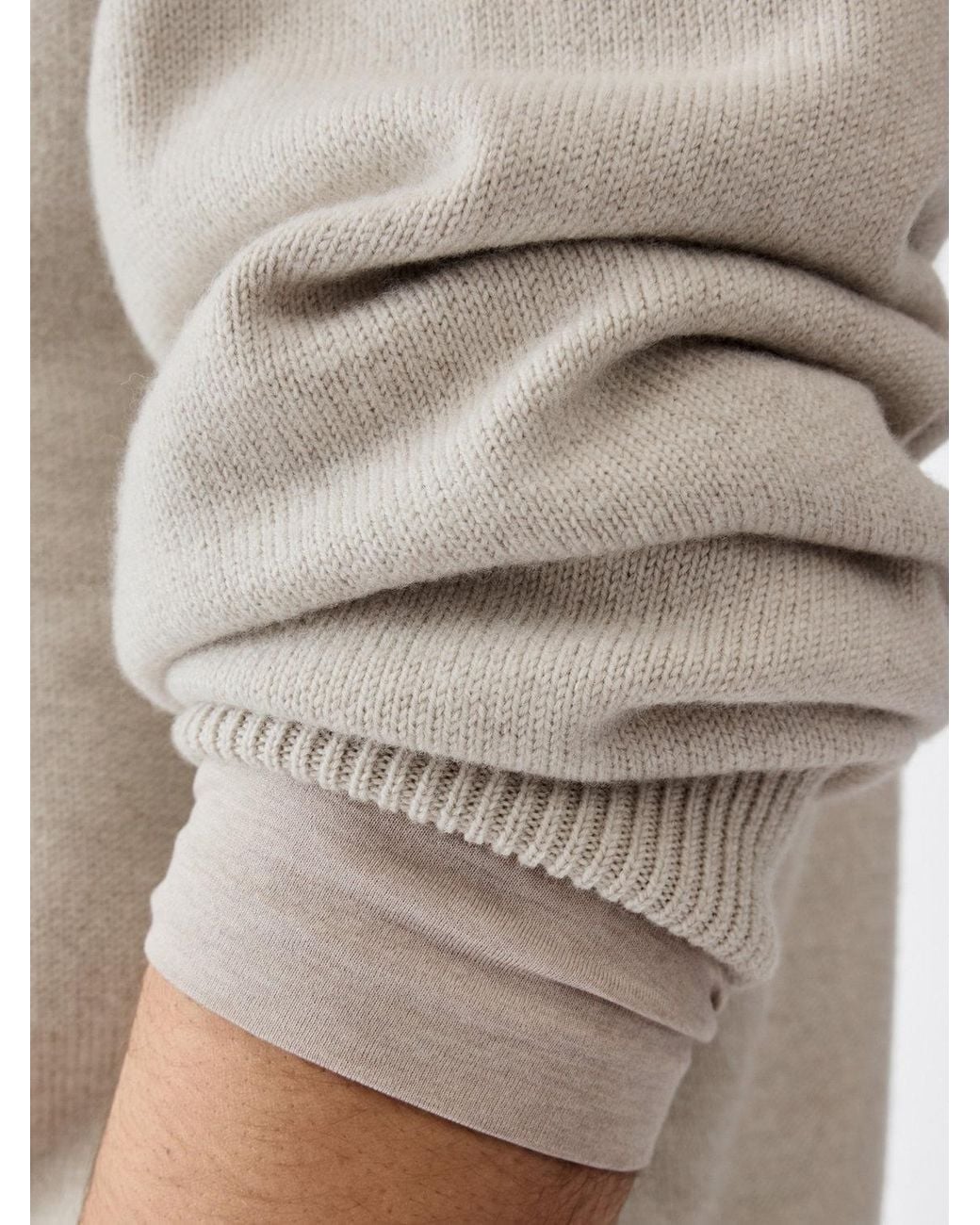 Jacquemus White Jacquard Knit Mini Moulin Pullover for men