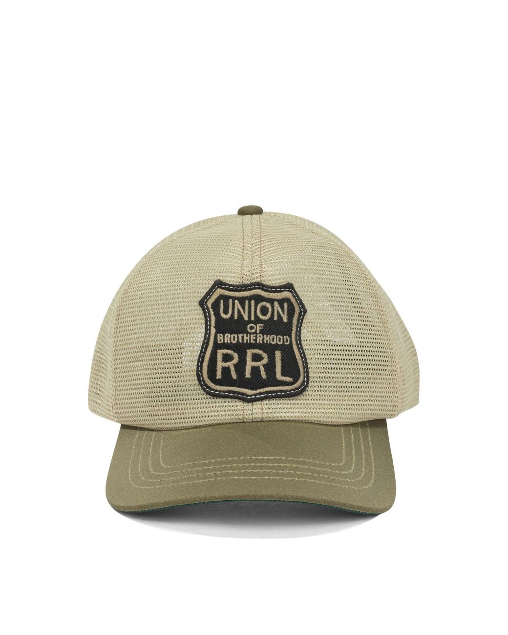 RRL Natural Trucker Cap With Logo for men