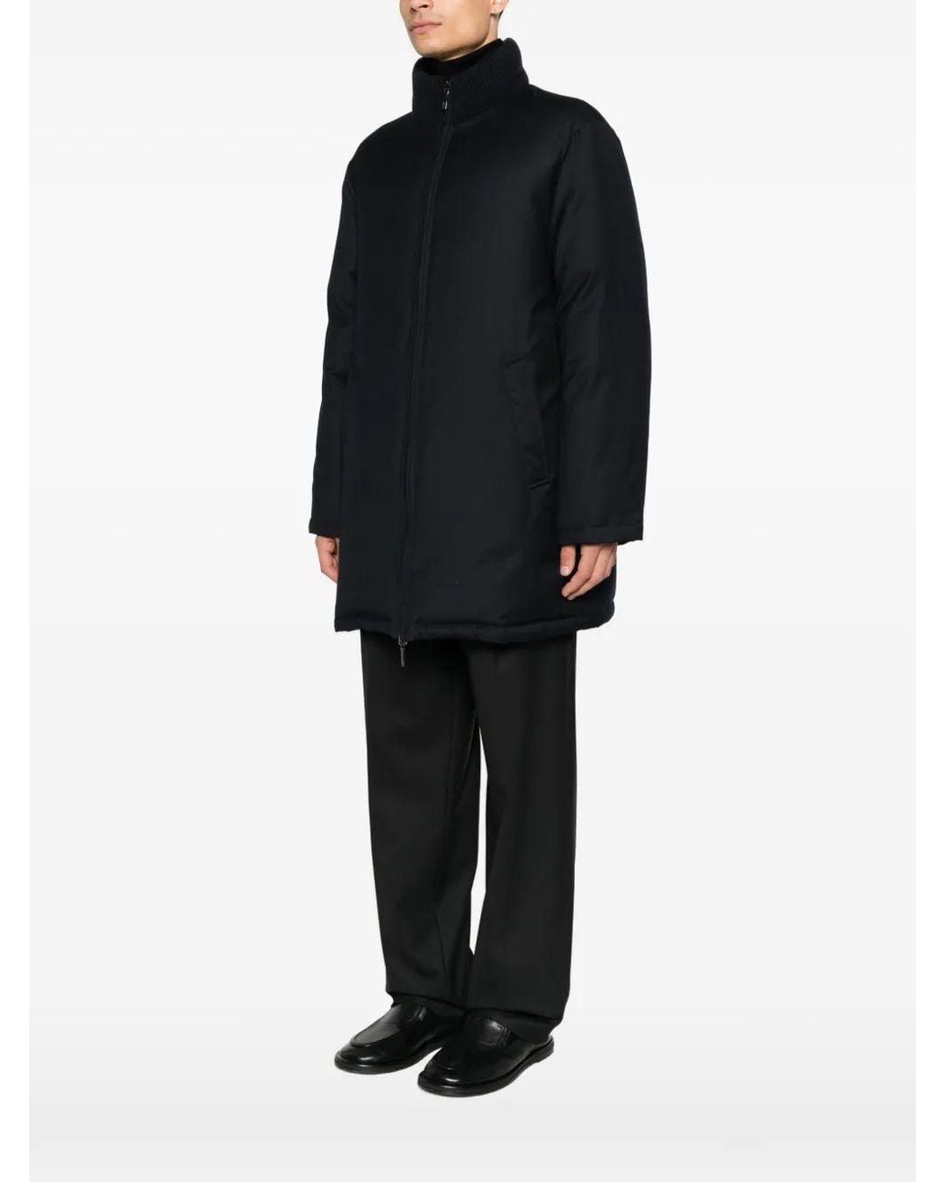 Emporio Armani Blue Down Jacket for men