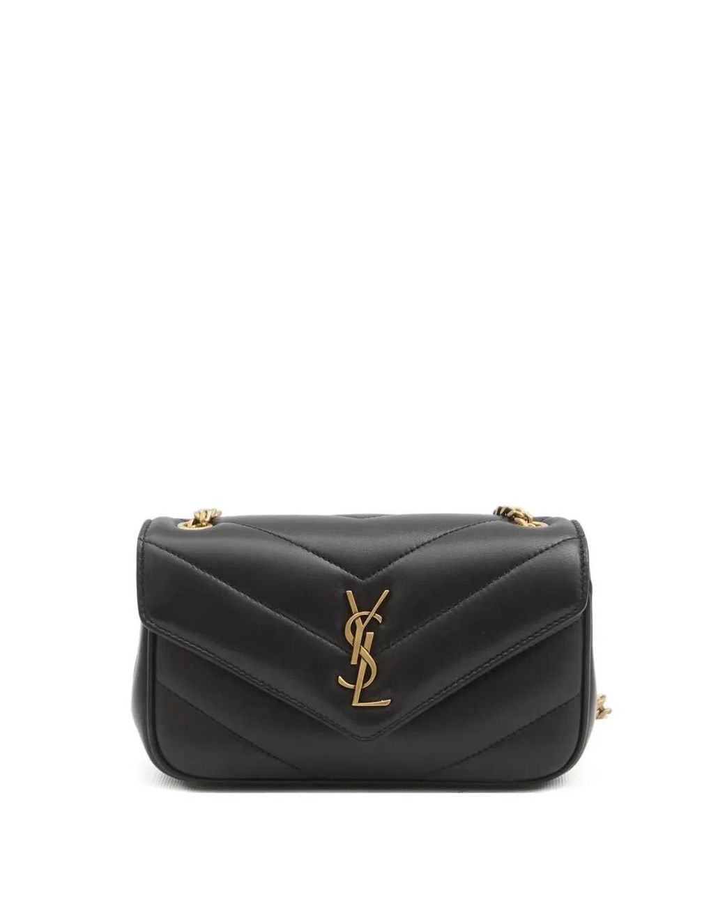 Saint Laurent Black Mini Lou Lou