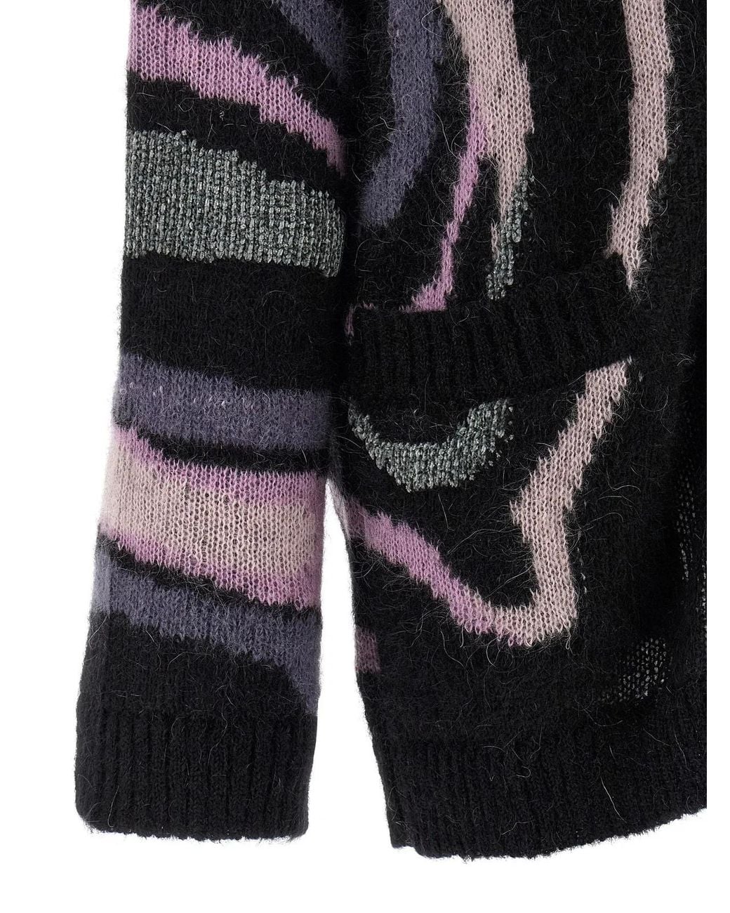 Emilio Pucci Black 'Marmo' Cardigan