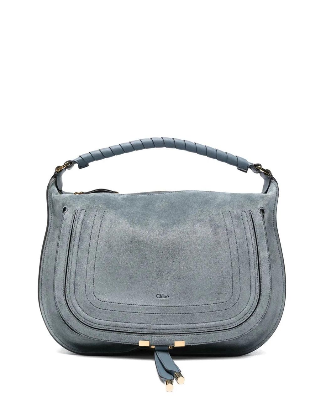 Chloé Gray Medium Top-Handle Shoulder Bag