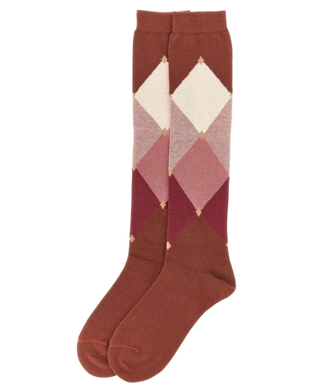 Ballantyne Red 'Diamond' Socks