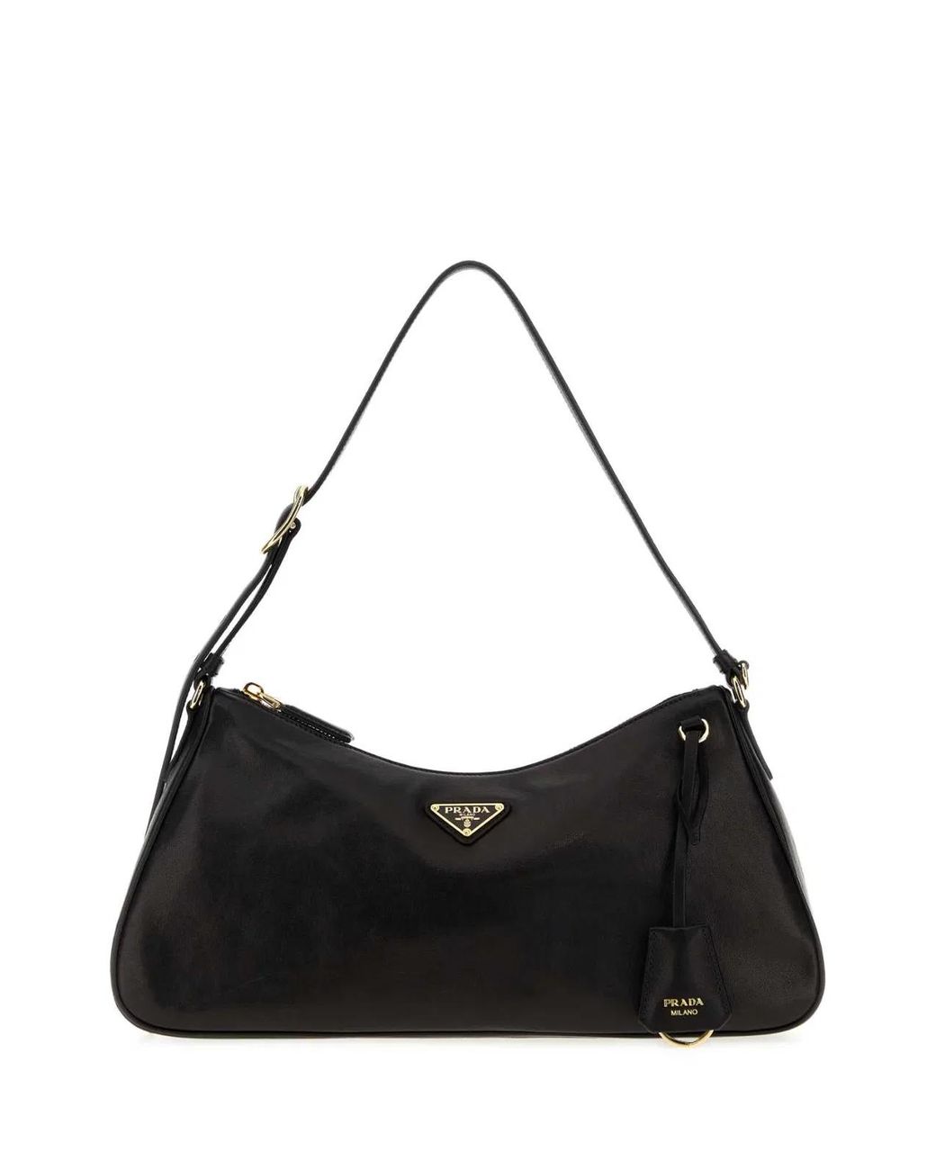 Prada Black Nappa Leather Shoulder Bag