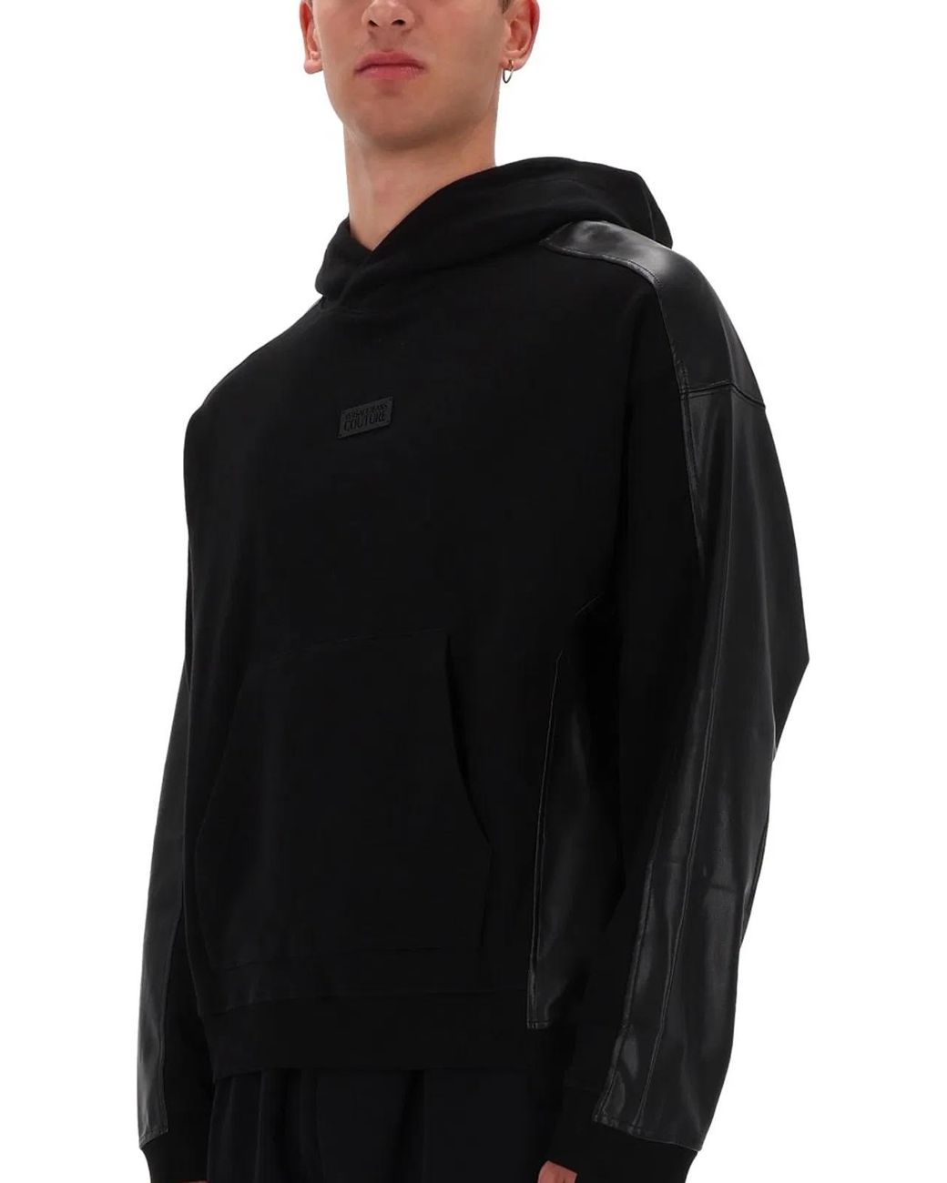 Versace Jeans Couture Black Hoodie for men