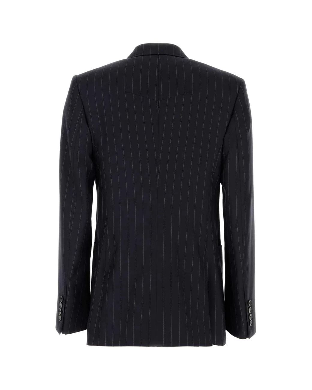 Givenchy Black Givenchy Wool Pinstripe Blazer