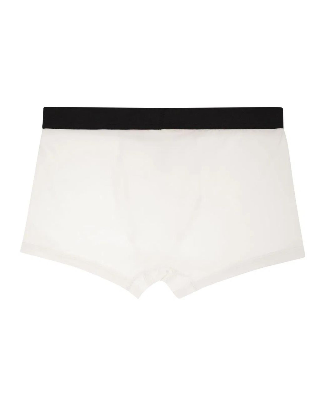 Kiton White Stretch Cotton Boxer Briefs With Logo for men