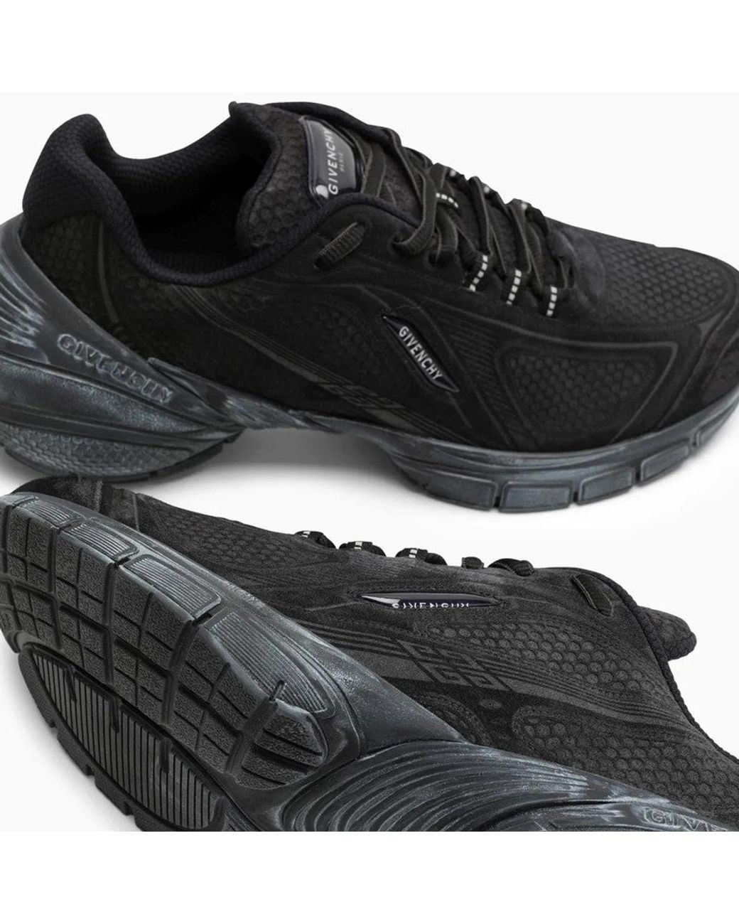 Givenchy Black Leather Tk-Mx Runner Sneakers for men