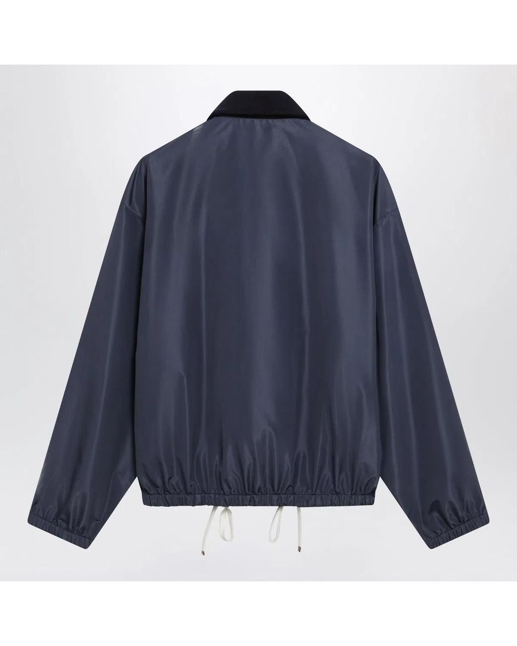 Miu Miu Blue Tela Tec Lightweight Windproof Blouson