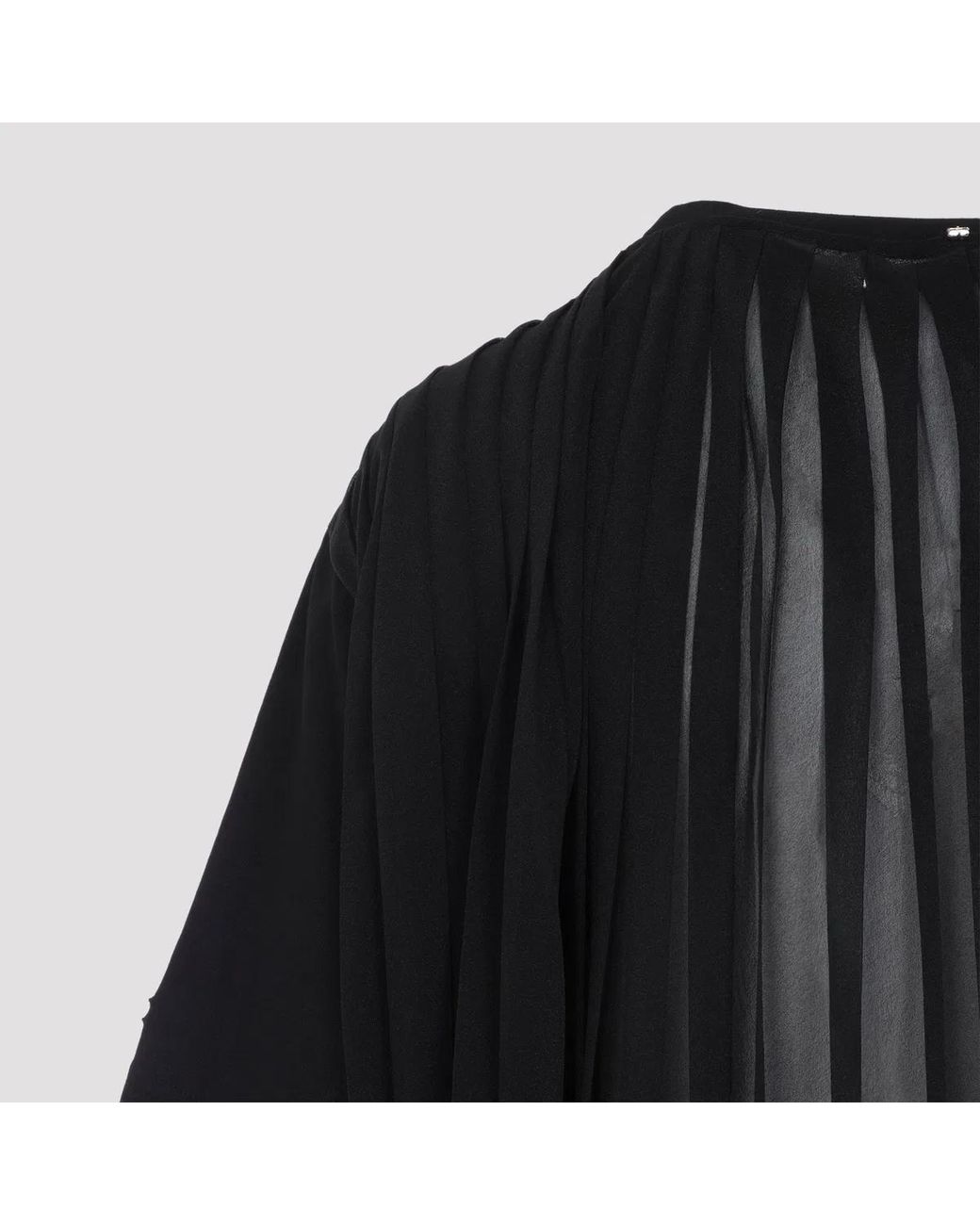 Max Mara Black Spiga Cotton T-Shirt