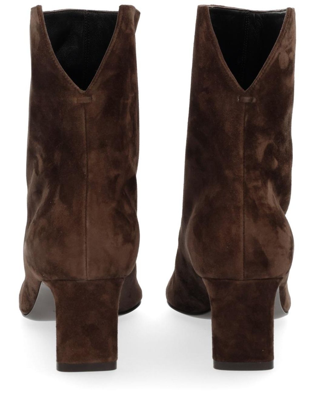 Khaite Brown Essential Leather Boots