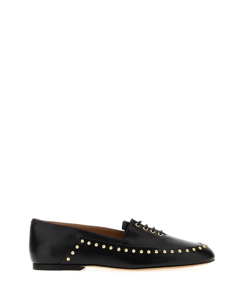 Jil Sander Black Leather Elyss Ballerinas