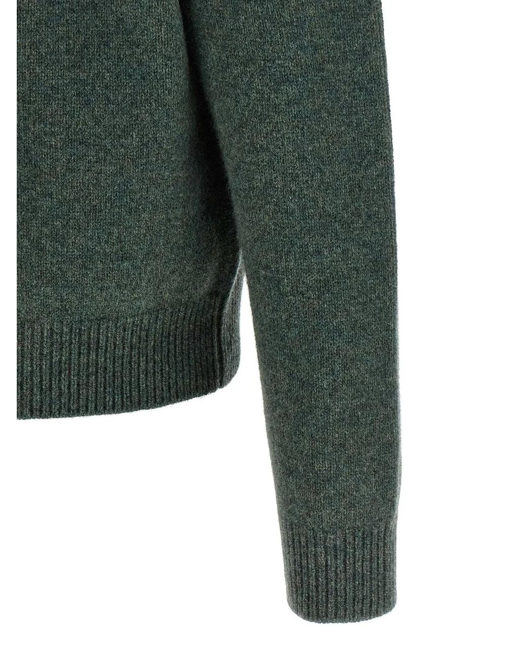 A.P.C. Green 'Edmond' Sweater for men