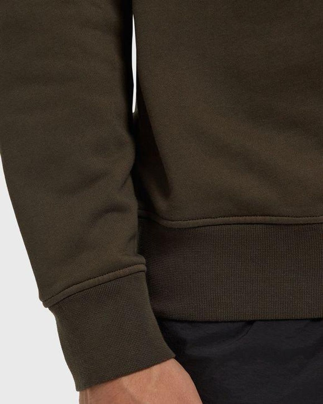 Stone Island Green Logo Sweatshirt for men
